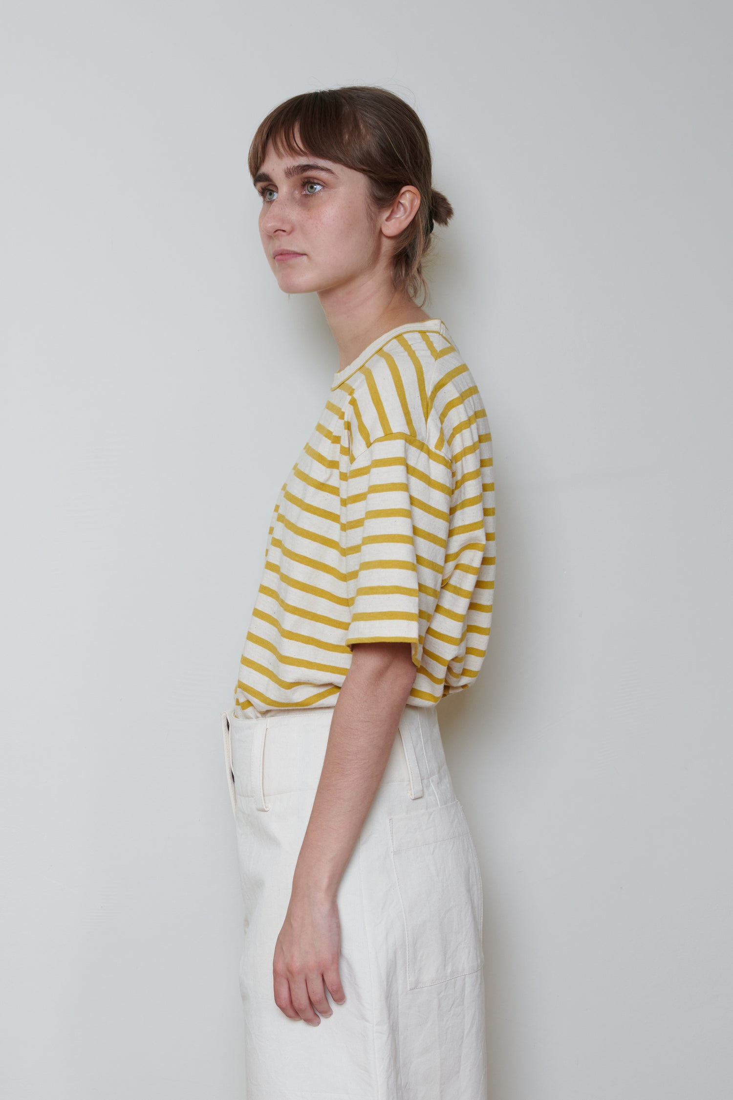 Ichi Antiquités | Striped Cotton Top - Short Sleeve