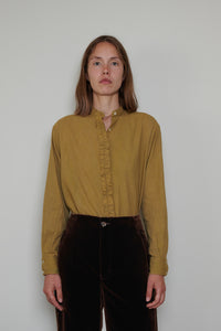 Indian Collection | Frill Blouse - Ochre