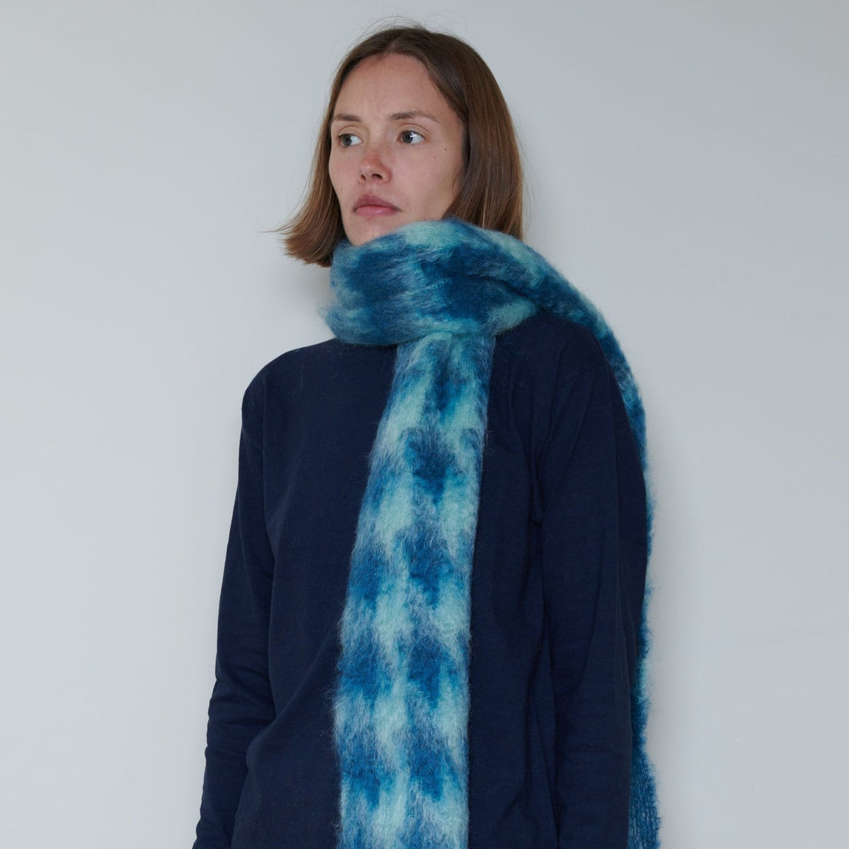 Ezcaray | Pata De Gallo Mohair Foulard - PG-24F