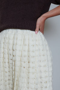 Runaway Bicycle textured merino wool skirt