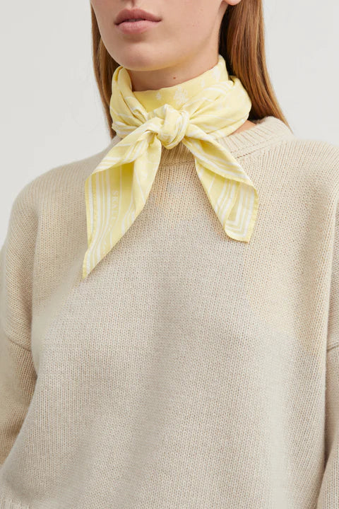 Skall | Large Classic Scarf - Light Yellow