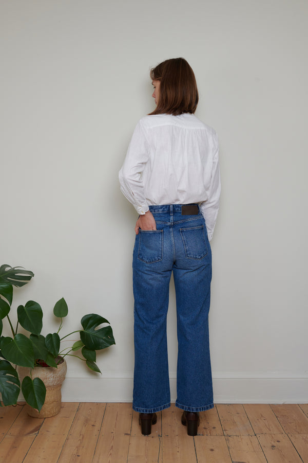 Indian Collection White Frill Blouse