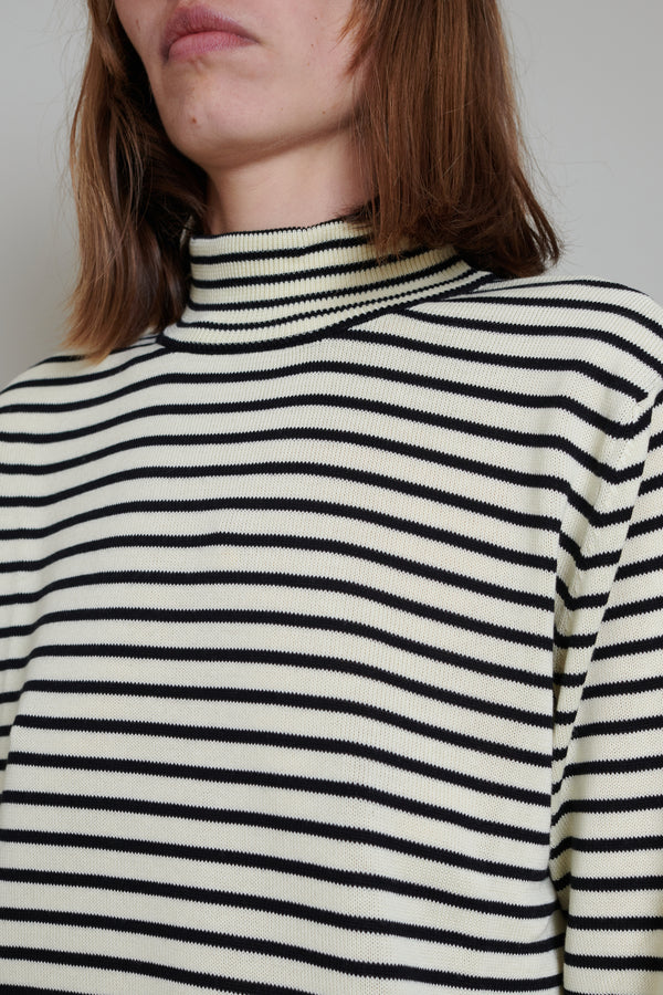 Cordera Cotton Striped Turtleneck Sweater