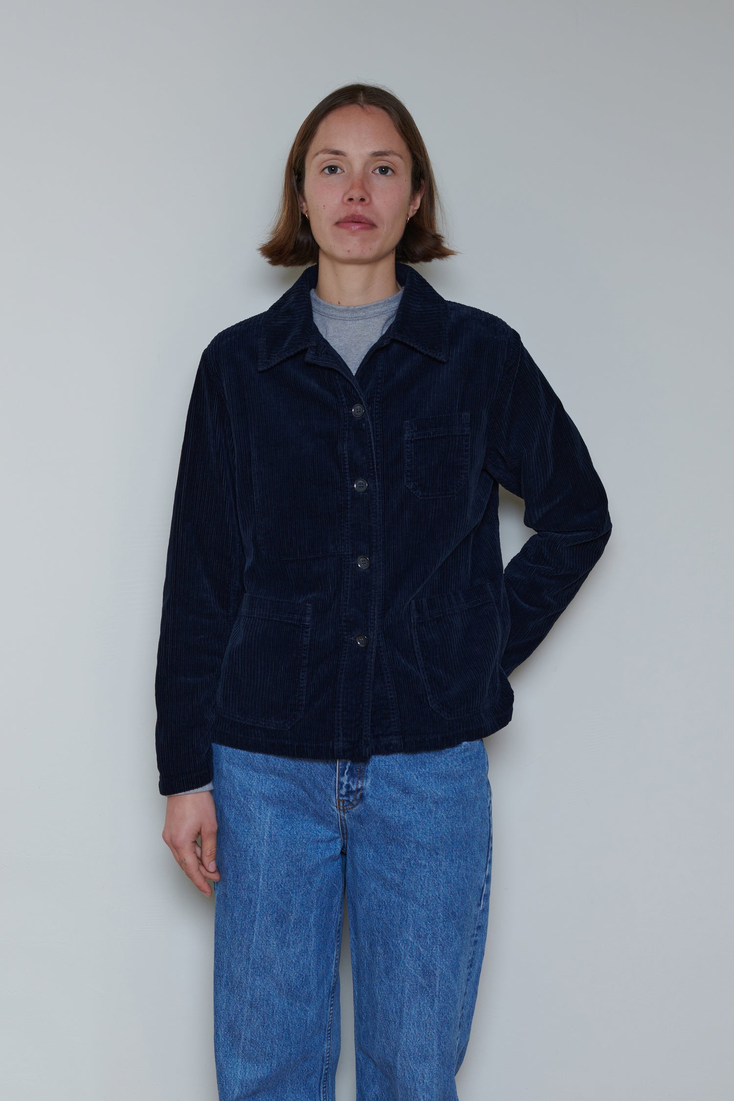 Vetra | Corduroy Jacket - Navy