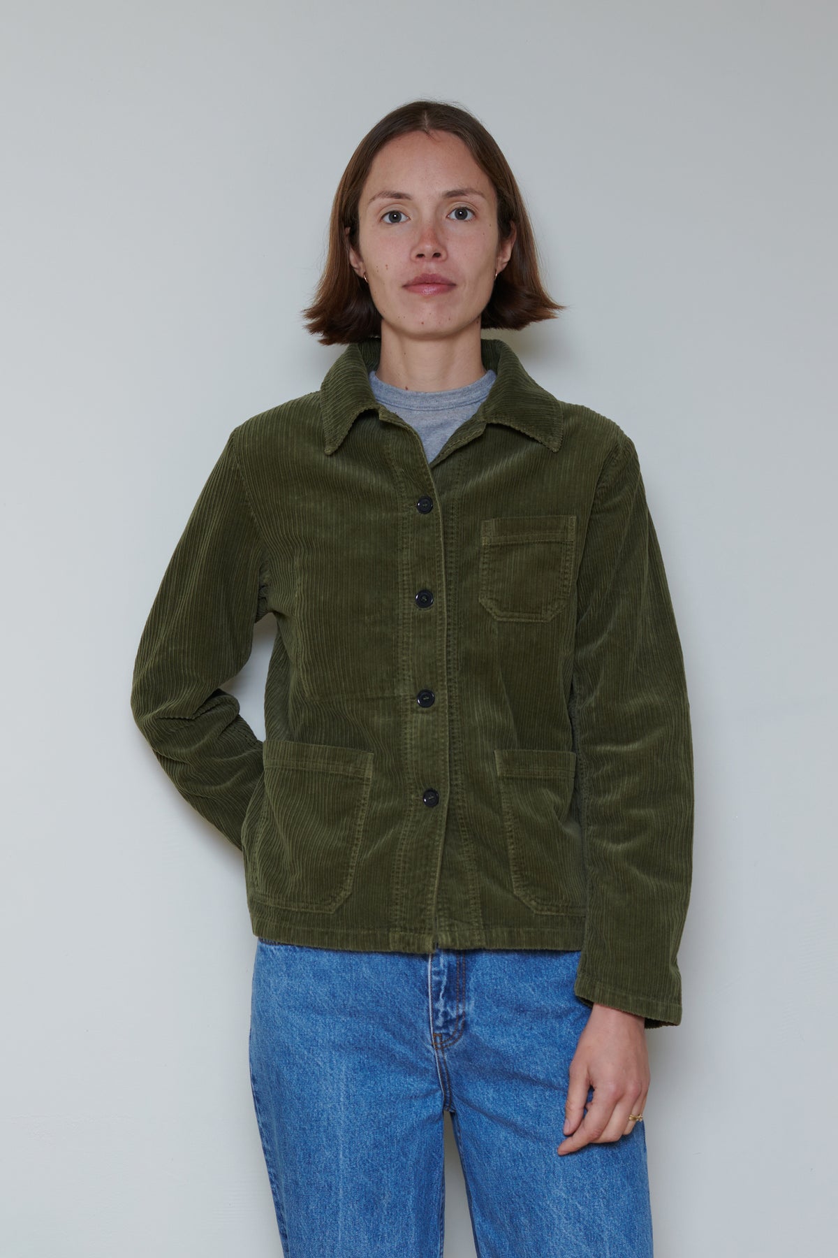 Vetra | Corduroy Jacket - Olive