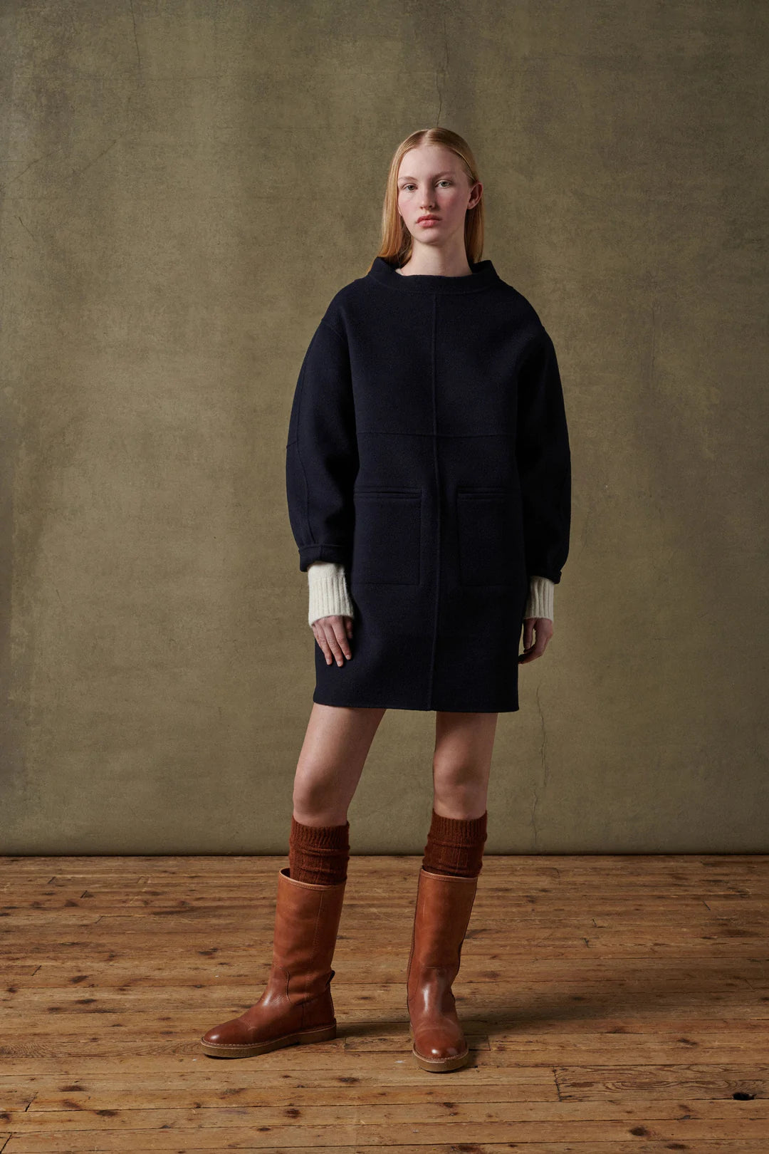 Soeur Sauvage Boots in Cognac