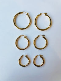 Tidy Street Store | 9ct Gold Hoops