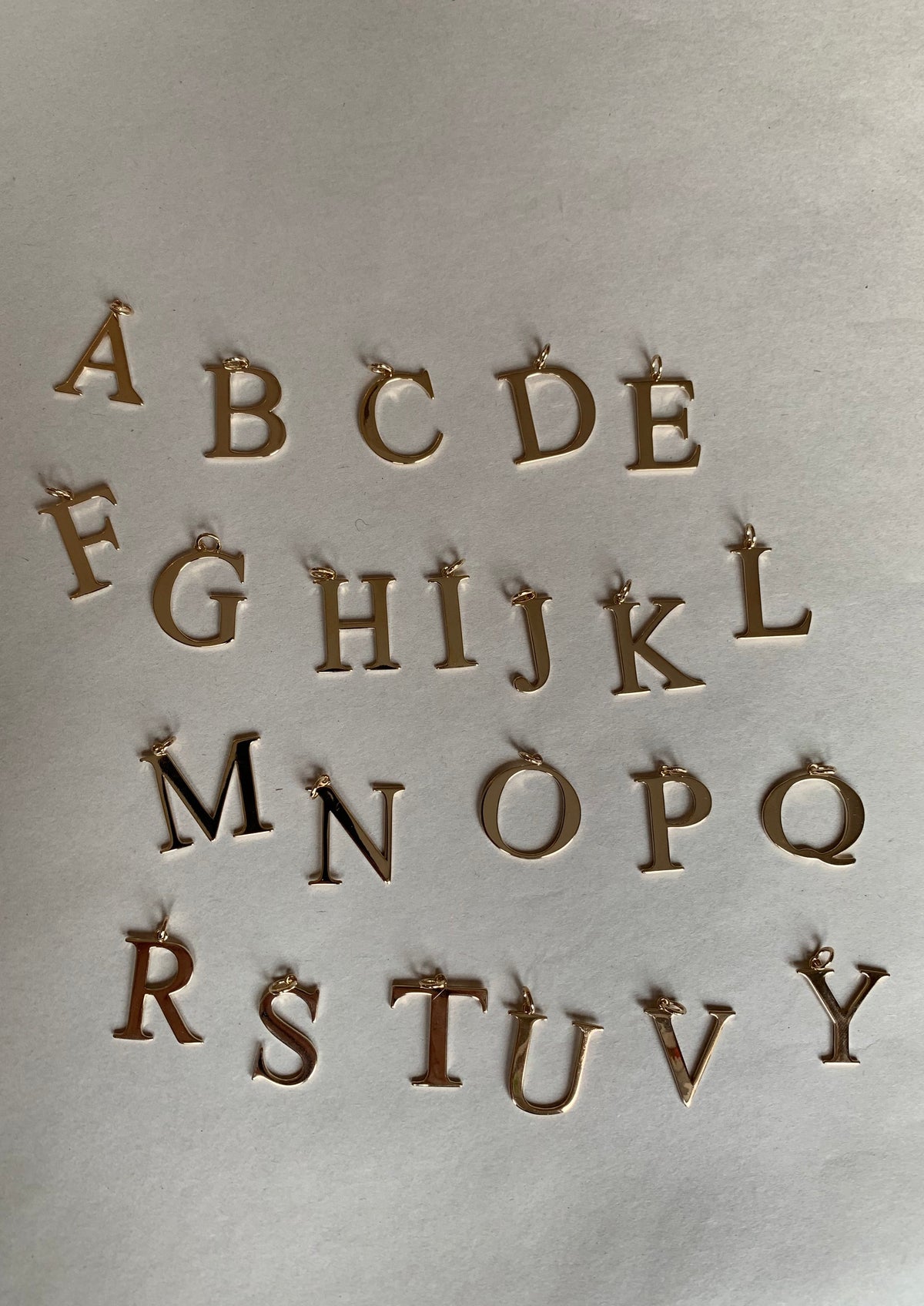 Tidy Street Store | Large Letters - Gold