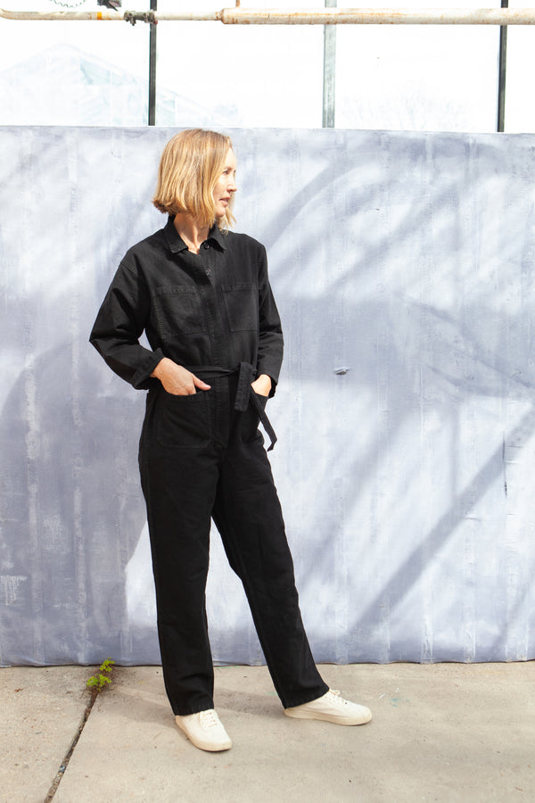 Vetra Jumpsuit in Black or Blue
