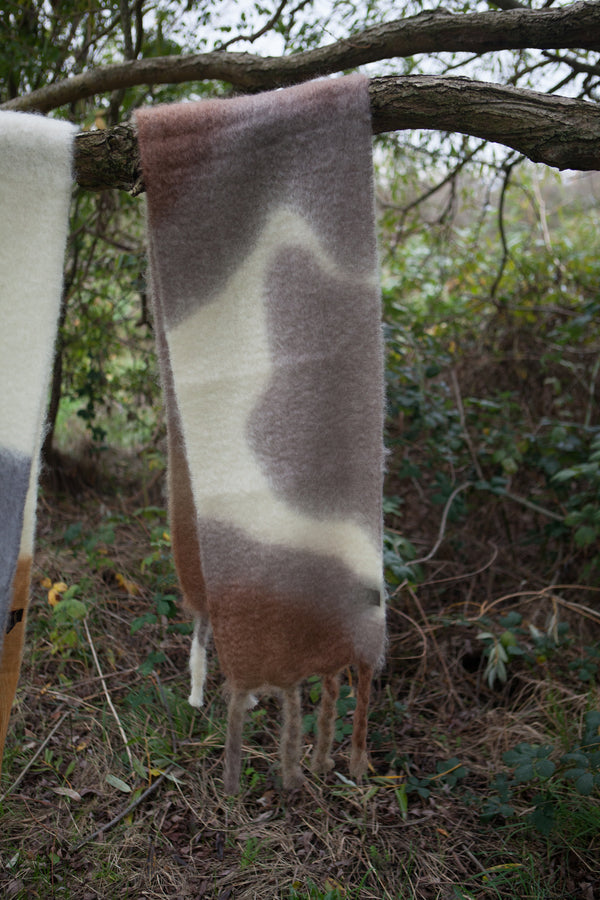 Tie-Dye Mohair Scarf TD-2B