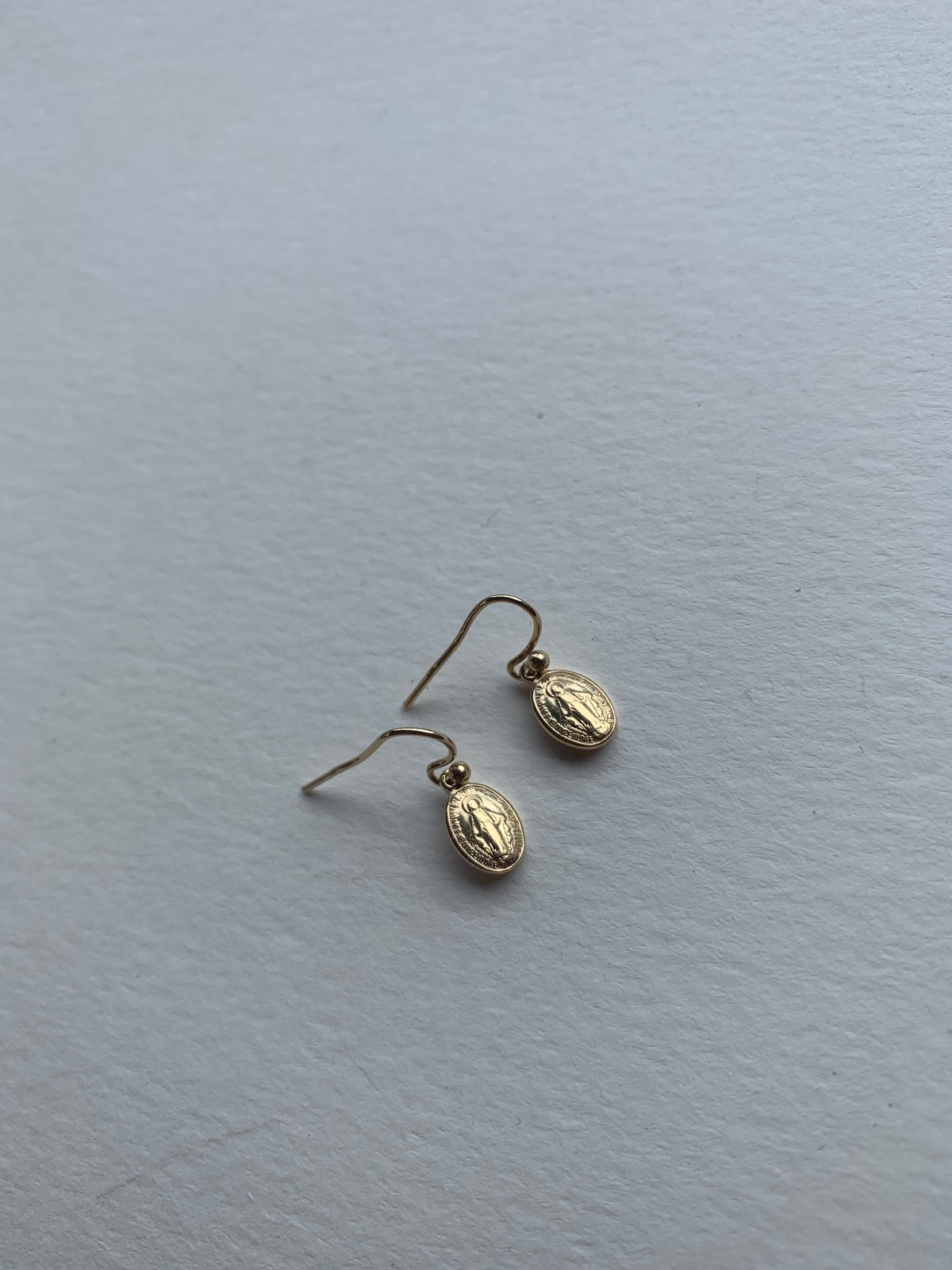 Tidy Street Store | Mini Miraculous Medal Earrings