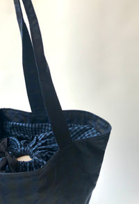 Zoë Ward | Florence Rain Bag - Black and Navy